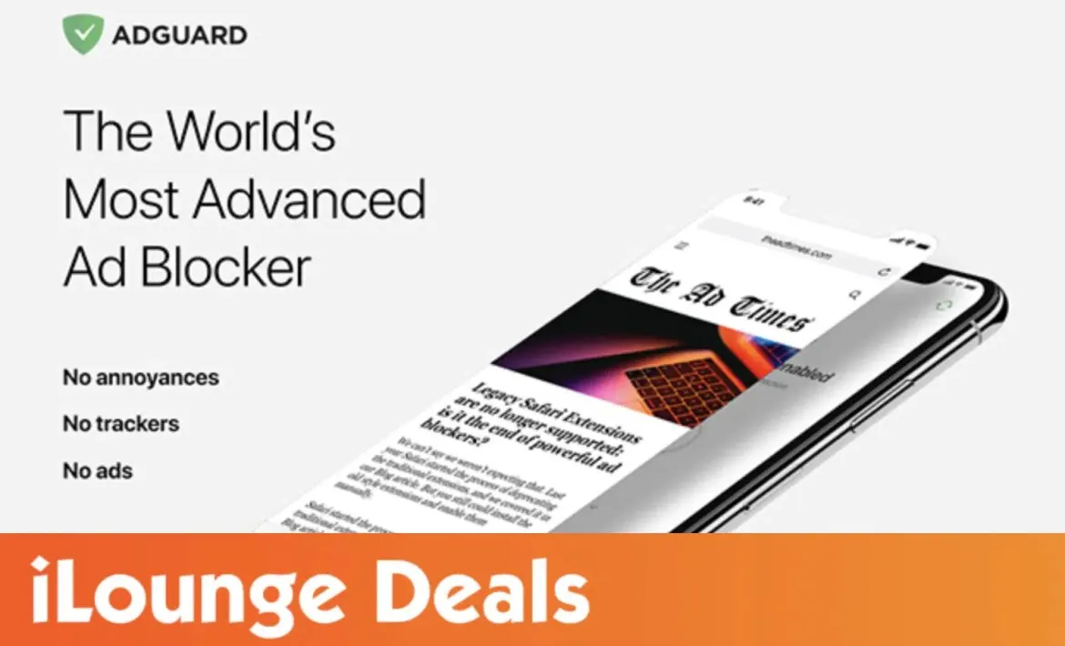 Adguard Ad Blocker family plan with lifetime subscription is available for $29.99