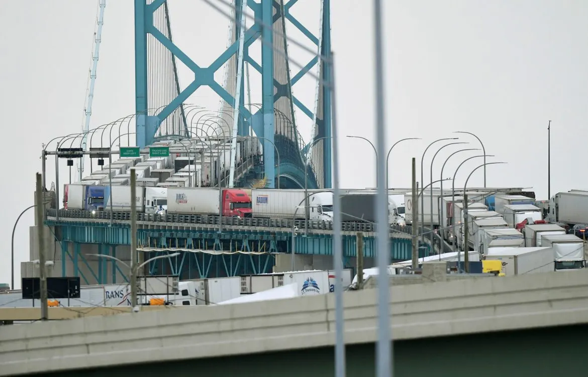 COVID-19 Vaccine Mandate Protests Threaten Border Trade Between U.S., Canada