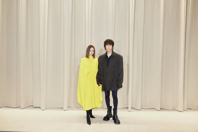 Qi Wei and Lee Nathan Scott, Balenciaga 50th Couture Collection China Special