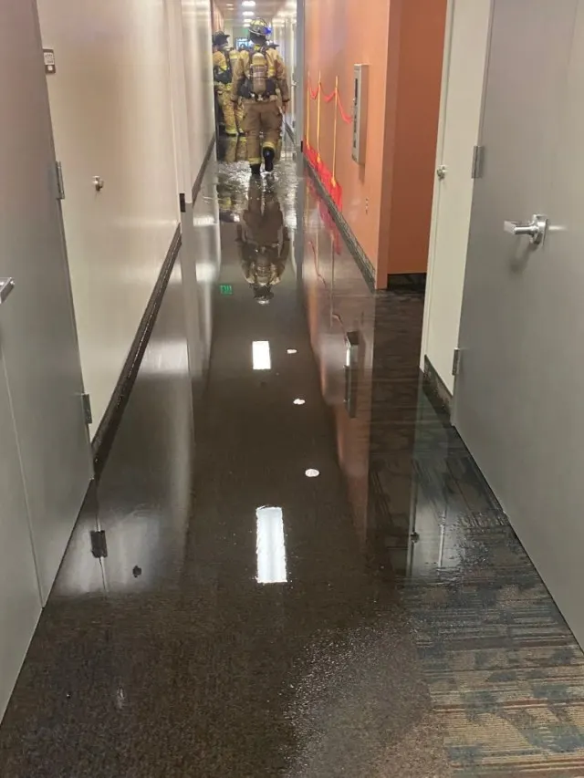 Flooding on the main floor