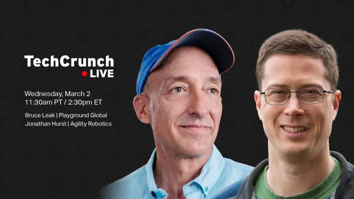 Agility Robotics and Playground Global join TechCrunch Live to speak on fundraising robotic delivery