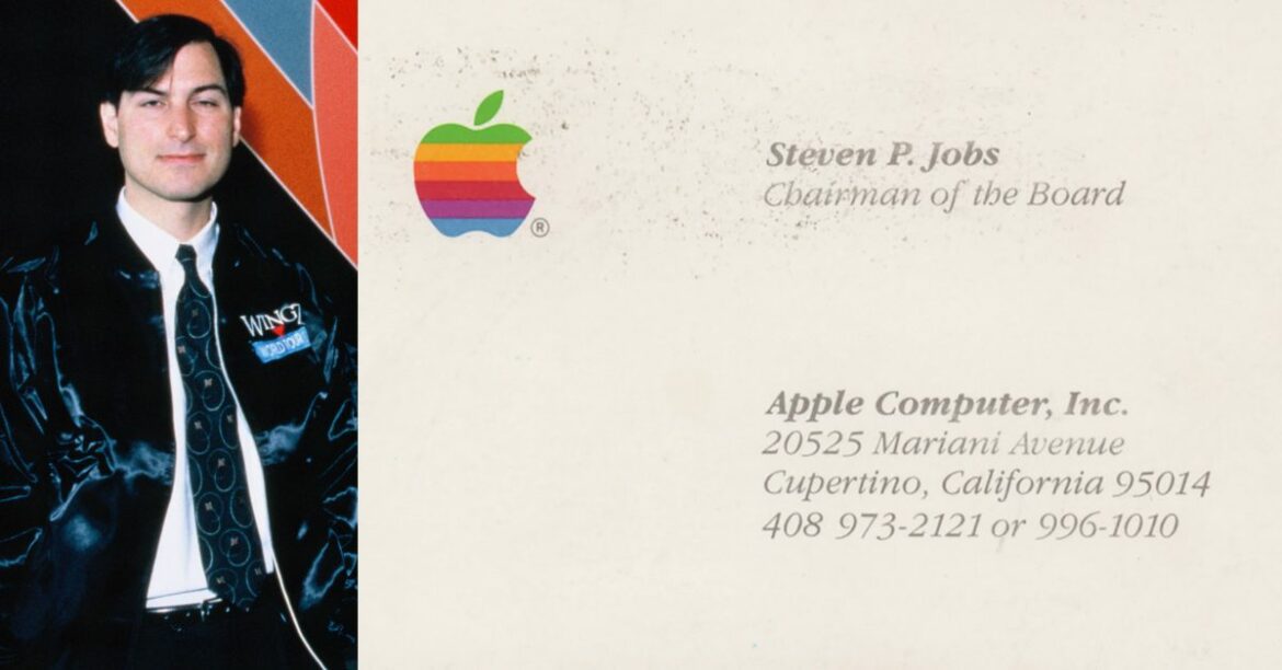 Steve Jobs’ personal bomber jacket, vintage business card, and more up for auction
