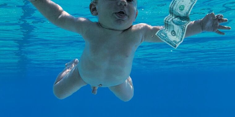 30 years later, the baby on Nirvana’s Nevermind cover is suing for damages
