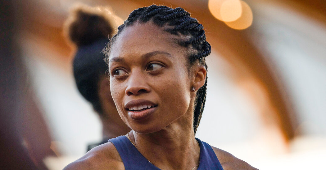Allyson Felix Advances to the Semifinals in the 400 Meters.