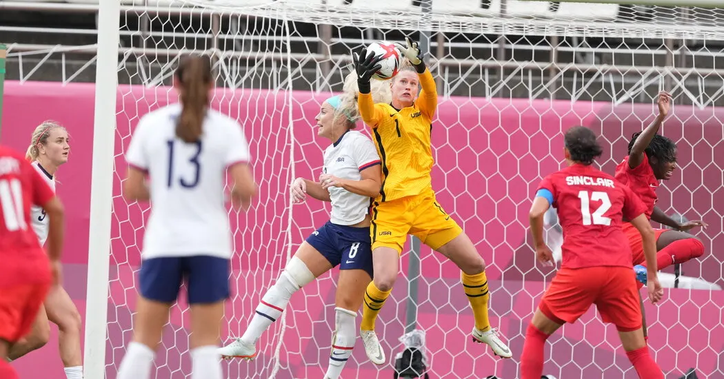 Alyssa Naeher Left the U.S.- Canada Match With a Knee Injury