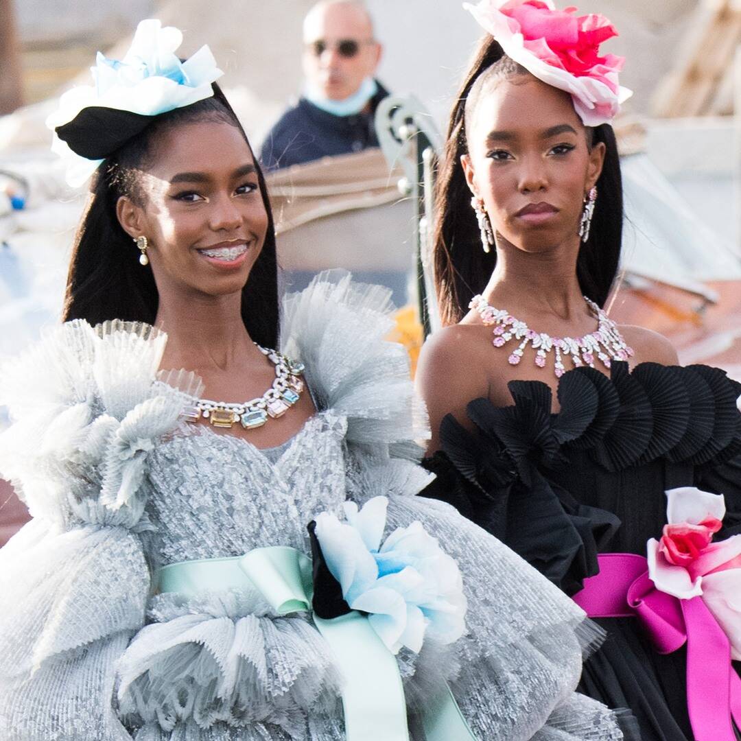 Diddy's Daughters Follow in Late Mom Kim Porter's Footsteps as They Walk Dolce & Gabbana Runway