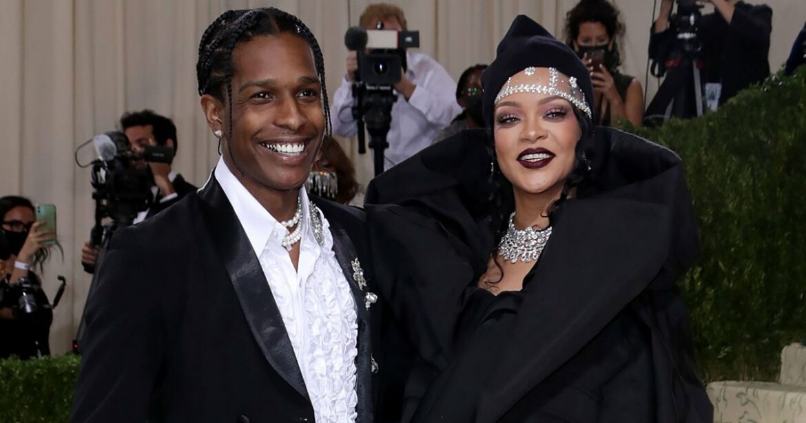 Slay! Rihanna and A$AP Rocky Turn Heads on Met Gala Red Carpet