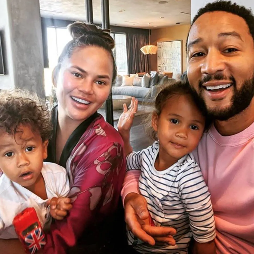 Chrissy Teigen Tears Up While Dropping Luna and Miles Off for First Day of School With John Legend