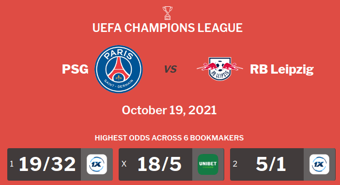 PSG vs RB Leipzig Prediction, Odds & Betting Tips (19/10/21)