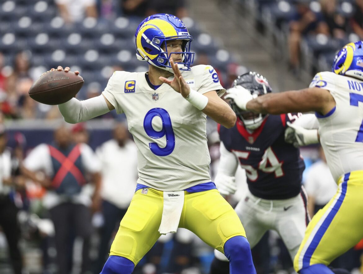 NFL quarterback rankings, Week 9: Matthew Stafford is unstoppable