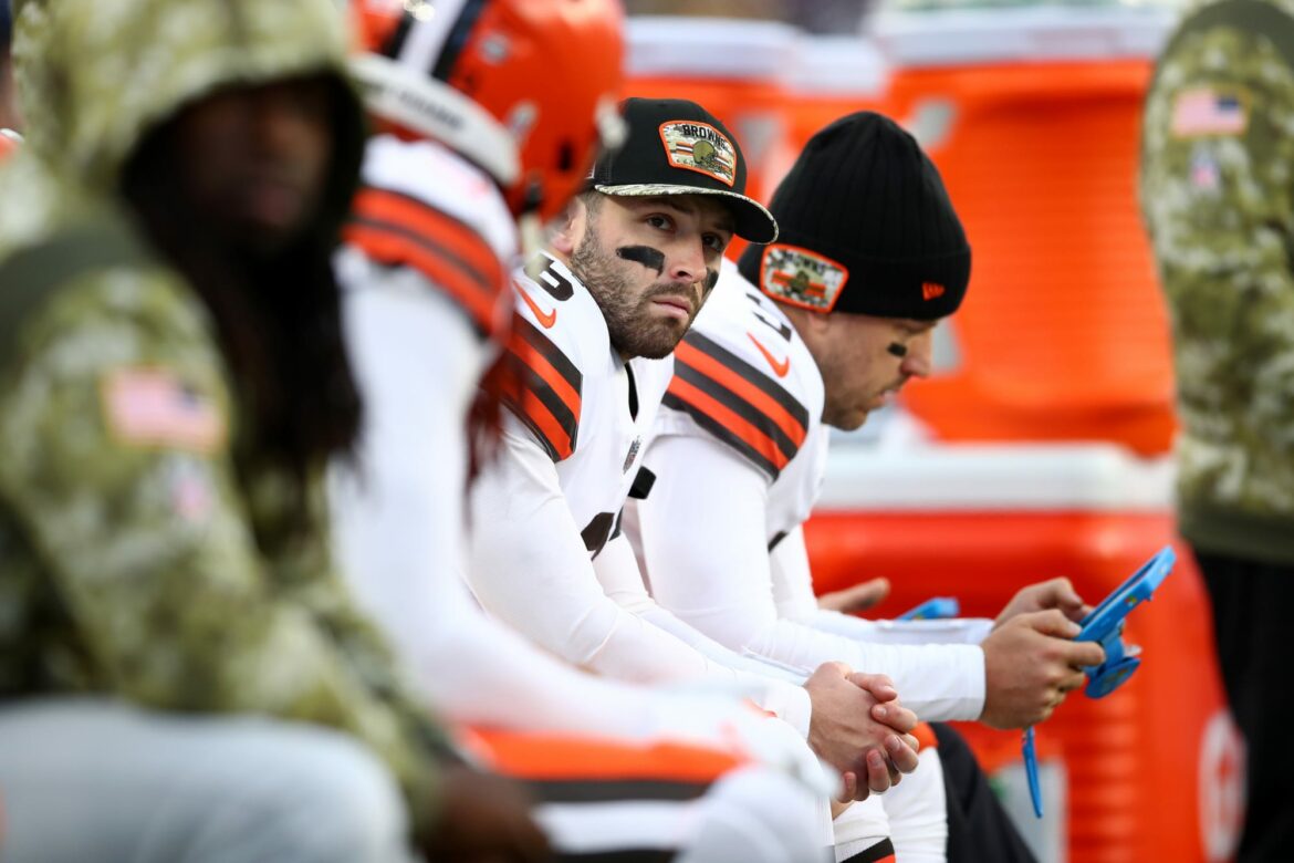 Baker Mayfield not practicing for Browns with three injuries
