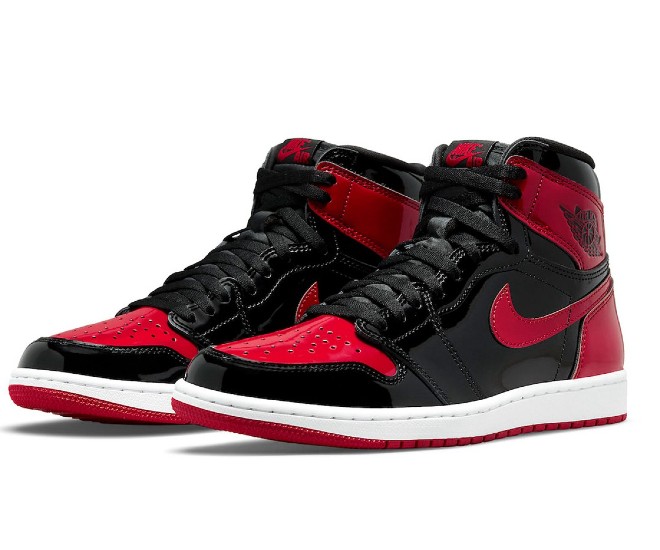 A First Look at the Air Jordan 1 High OG  ”Patent Bred”