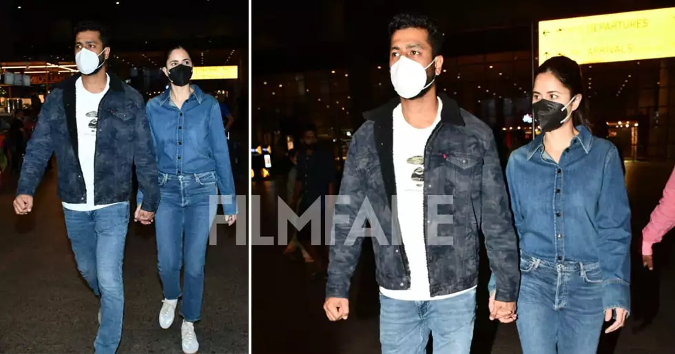 Pictures: Vicky Kaushal Katrina Kaif clicked at the airport