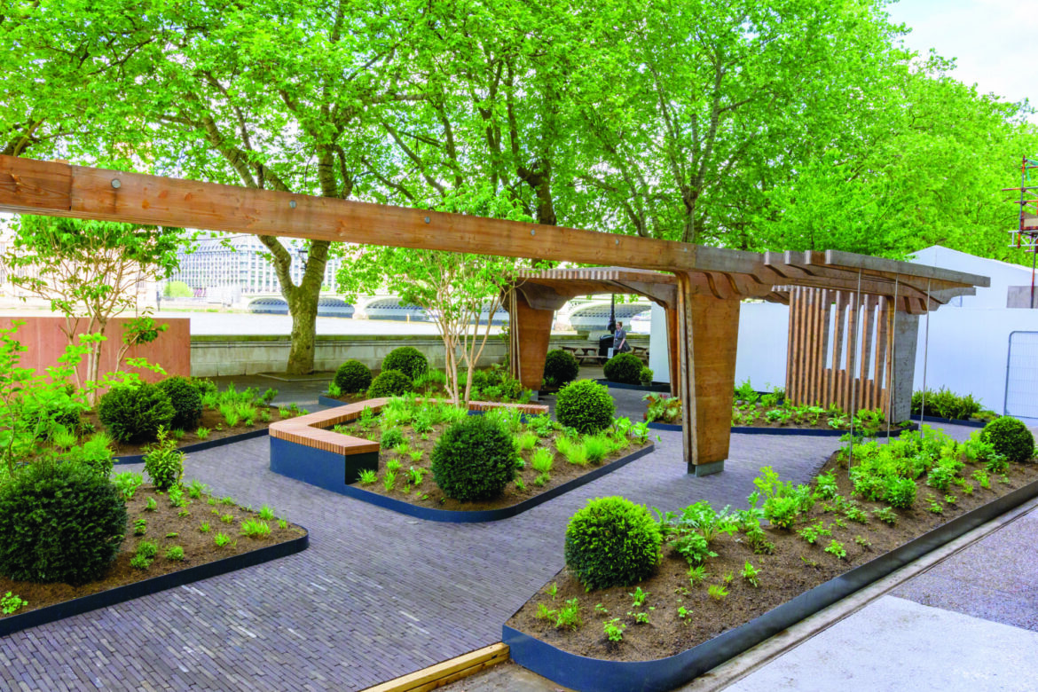 Medal-winning garden relocated to a hospital