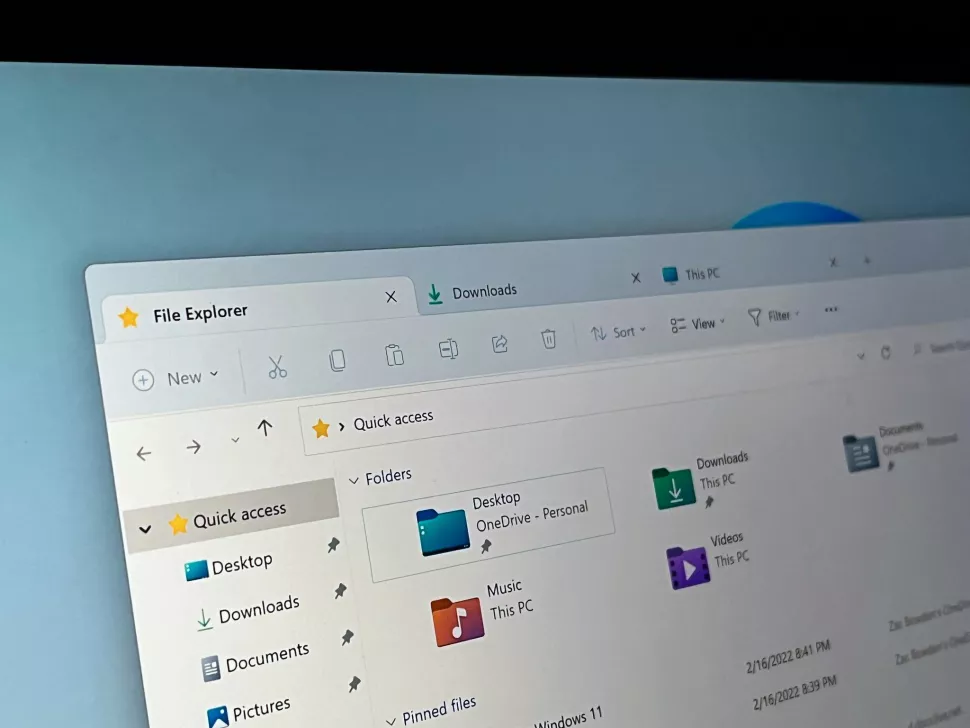 Microsoft rolls out Windows 11 tabs in File Explorer preview to the Insider Beta Channel