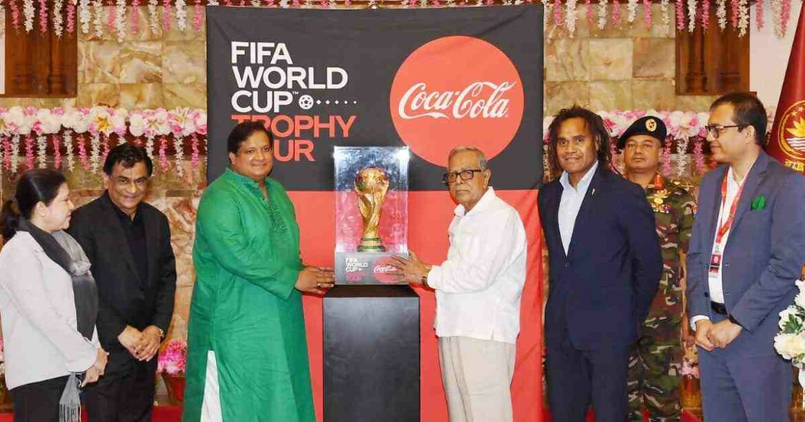 Qatar FIFA World Cup 2022 Trophy arrives in Bangladesh